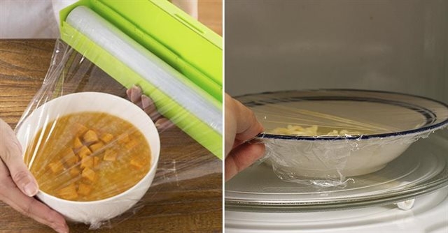 Cách dùng màng bọc thực phẩm trong lò vi sóng hiệu quả, an toàn, không gây hại cho sức khỏe 5