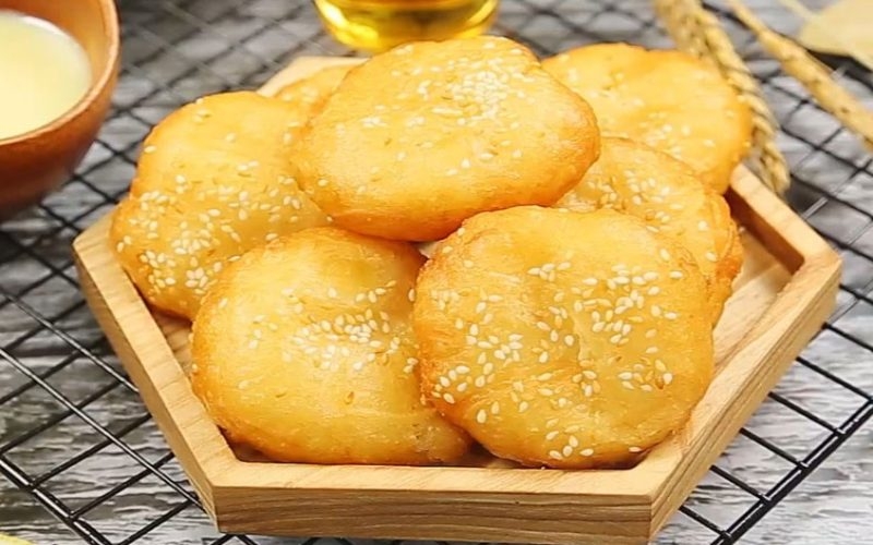 Cách làm bánh sắn chiên cốt dừa không quá khó