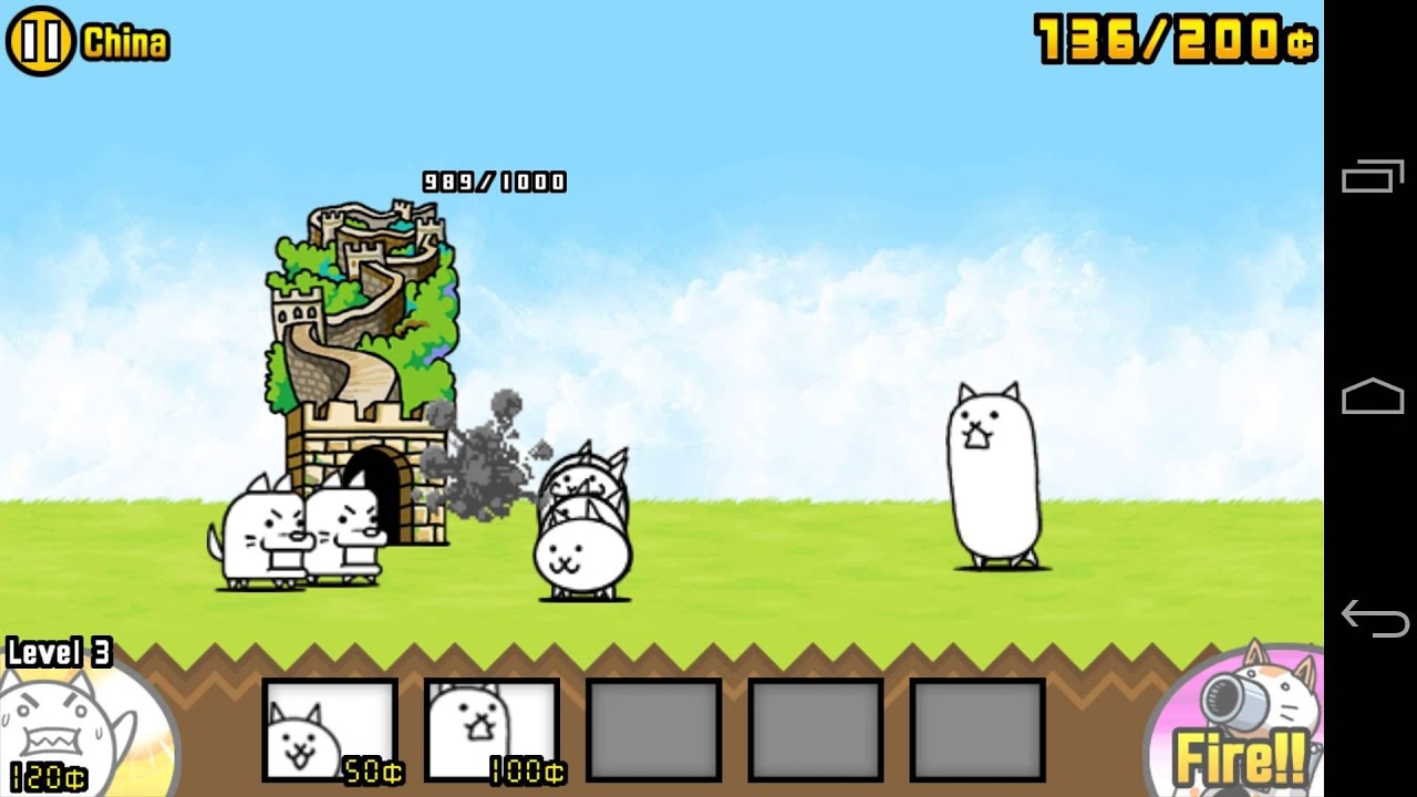 Lối chơi trong The Battle Cats