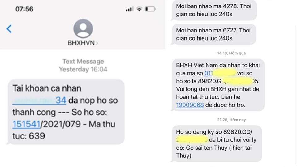 gửi tin nhắn đến số điện thoại đã đăng ký