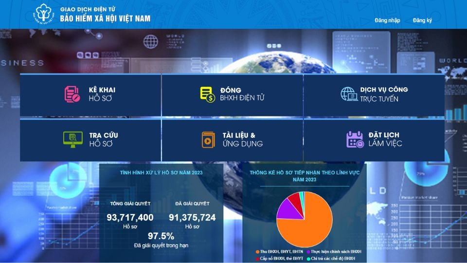 Truy cập website chính chủ