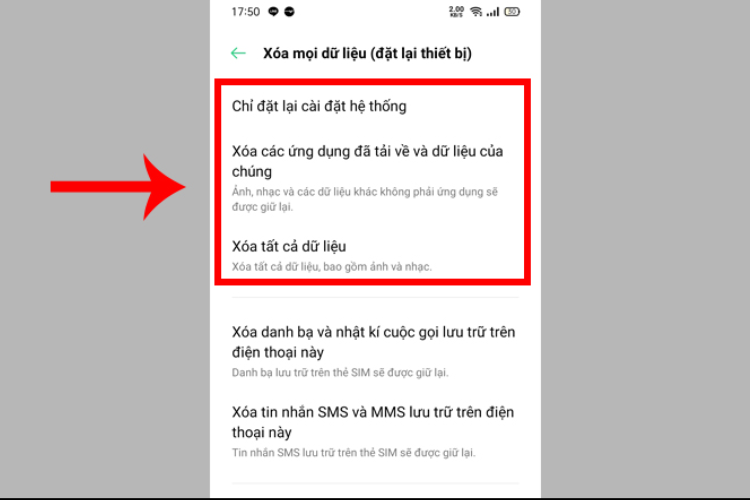 Loại bỏ ứng dụng gây xung đột phần mềm