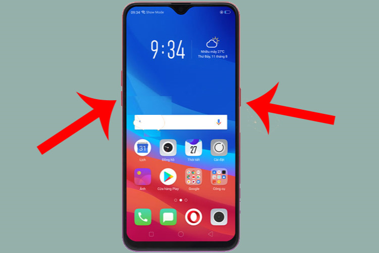 Hard reset bằng phím cứng để khắc phục tình trạng điện thoại màn hình đen