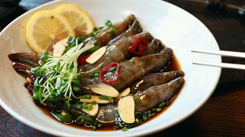 Món tôm ngâm tương Hàn Quốc siêu ngon