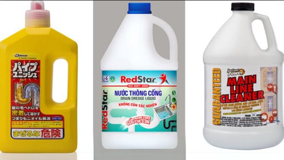 Cách 3: Chất tẩy rửa chuyên dụng