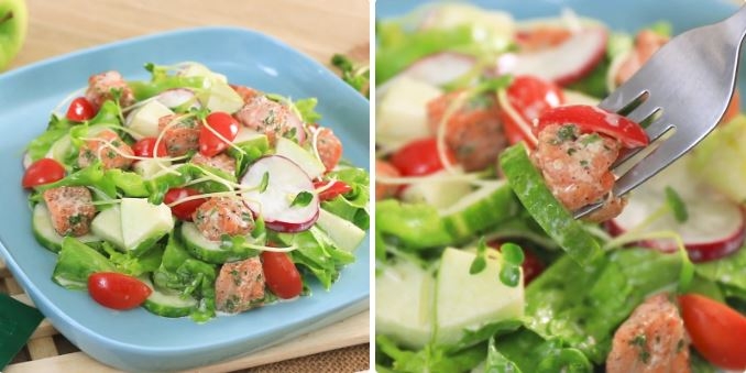 salad cá hồi - Ảnh 11