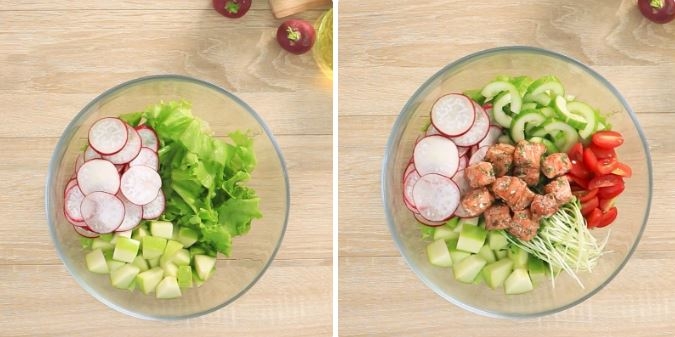 salad cá hồi - Ảnh 9