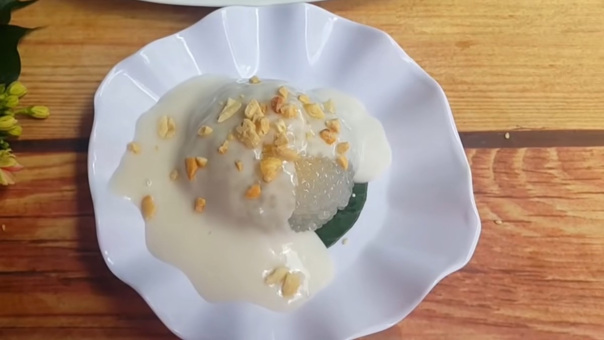 Món bánh bột báng nước cốt dừa ngon mê ly