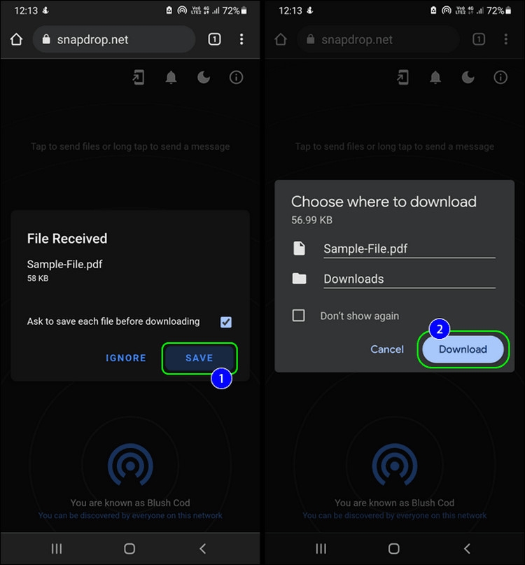 Snapdrop – Giải pháp chia sẻ dữ liệu đa nền tảng và đa thiết bị (6)