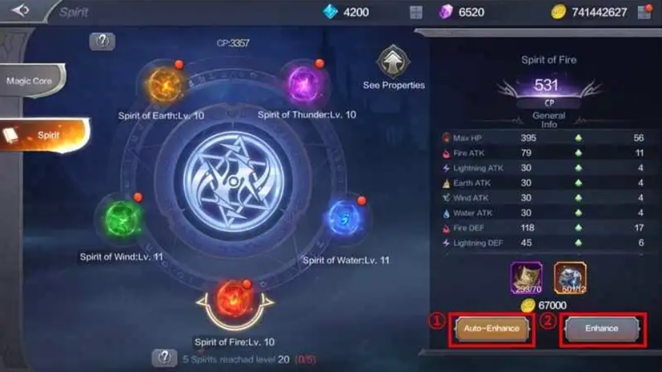 Bạn có thể gia tăng sức mạnh bằng các giải phóng linh hồn