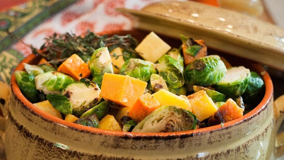 Salad bí đỏ nướng