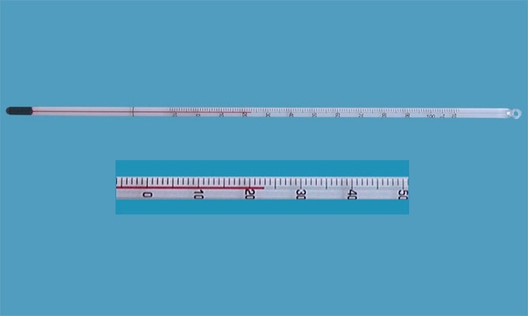 Cấu tạo của nhiệt kế rượu