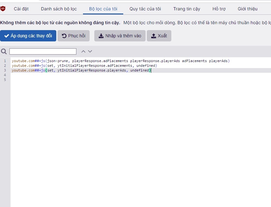 uBlock Origin 7