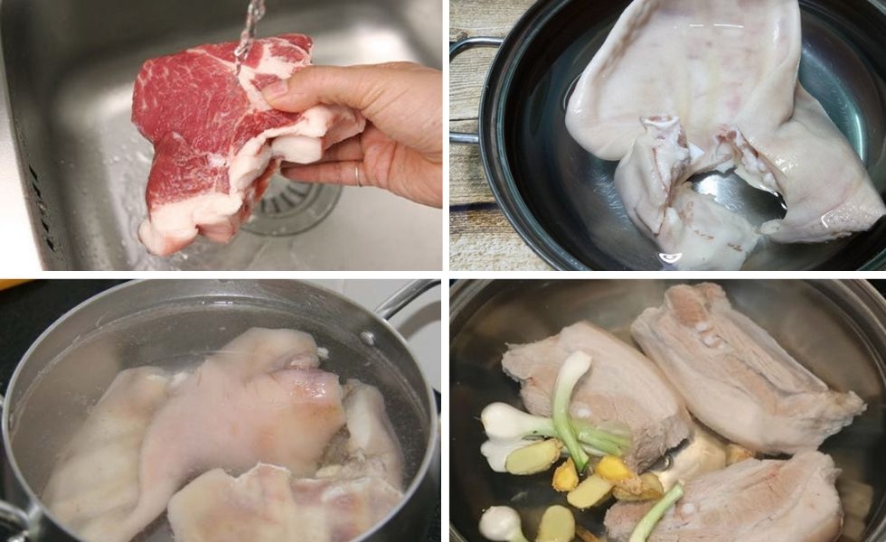 chế biến thịt và tai heo
