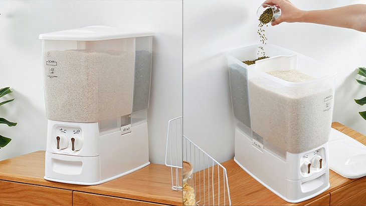 Các loại thùng đựng gạo phổ biến hiện nay, loại thùng đựng gạo nào nên mua nhất? 4