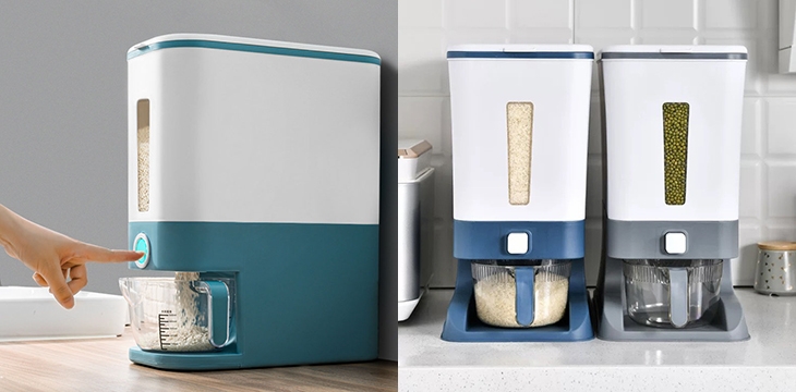 Các loại thùng đựng gạo phổ biến hiện nay, loại thùng đựng gạo nào nên mua nhất? 6