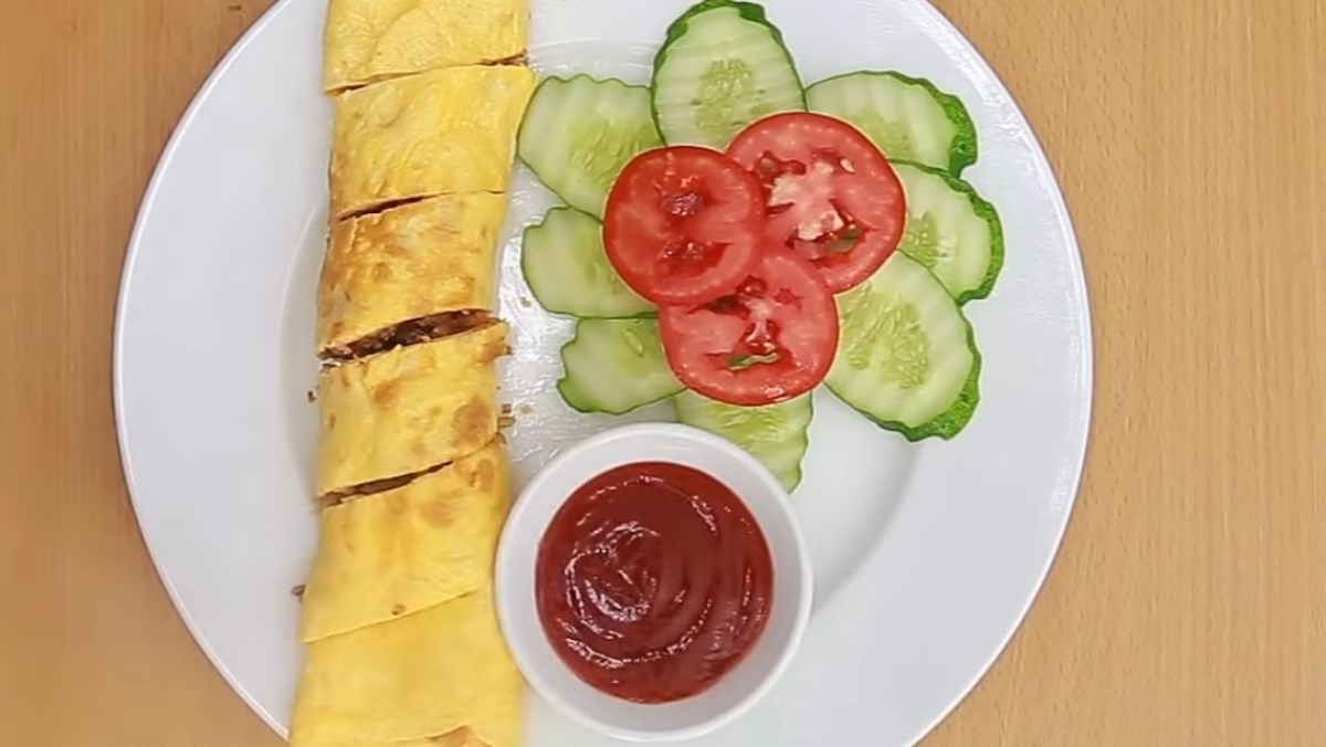 cách làm trứng cuộn 10