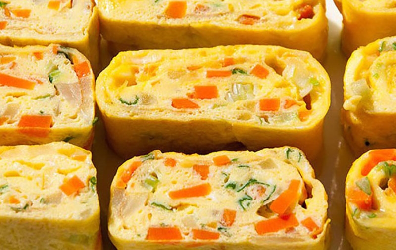 cách làm trứng cuộn