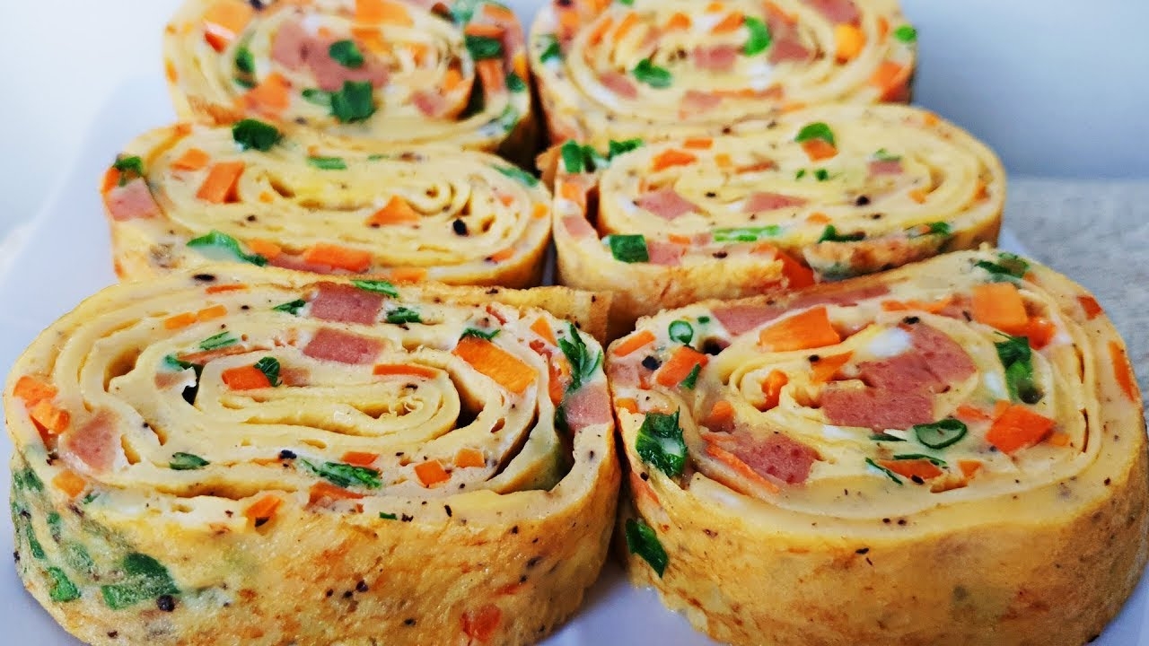 cách làm trứng cuộn 2