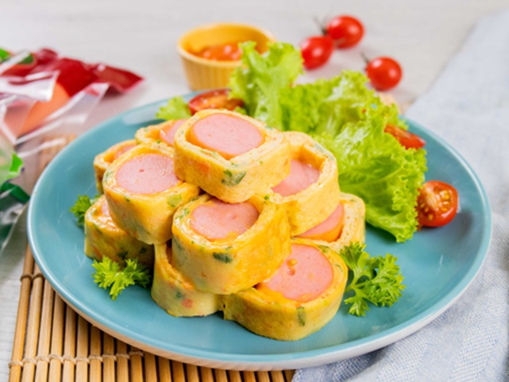 cách làm trứng cuộn 8