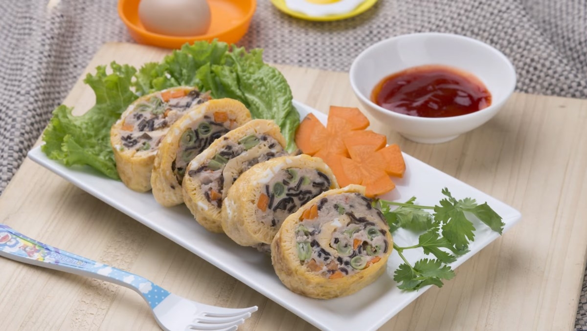 cách làm trứng cuộn 3