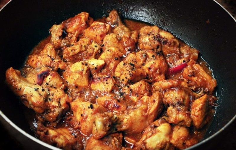 Gà kho tiêu hình 4