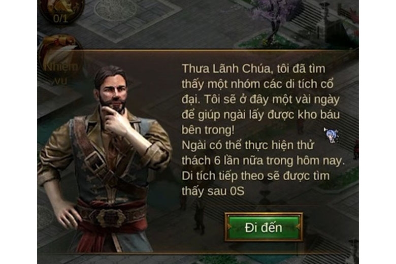 Nhiệm vụ trong game Evony The King's Return