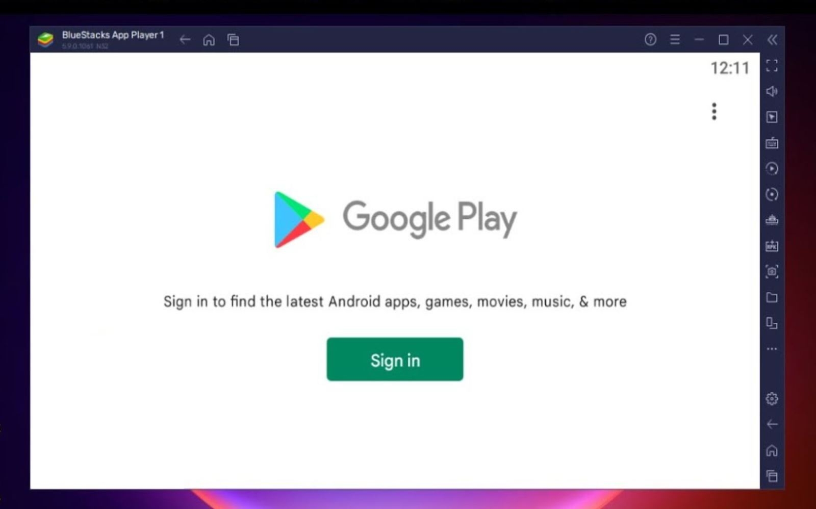 Truy cập Google Play bằng tài khoản Google