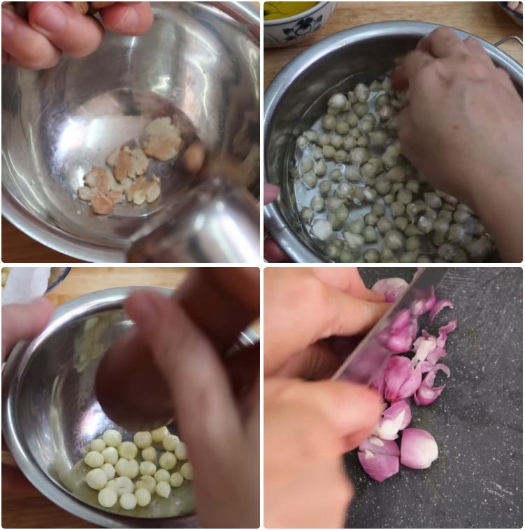 cách nấu mì quảng tôm thịt 2