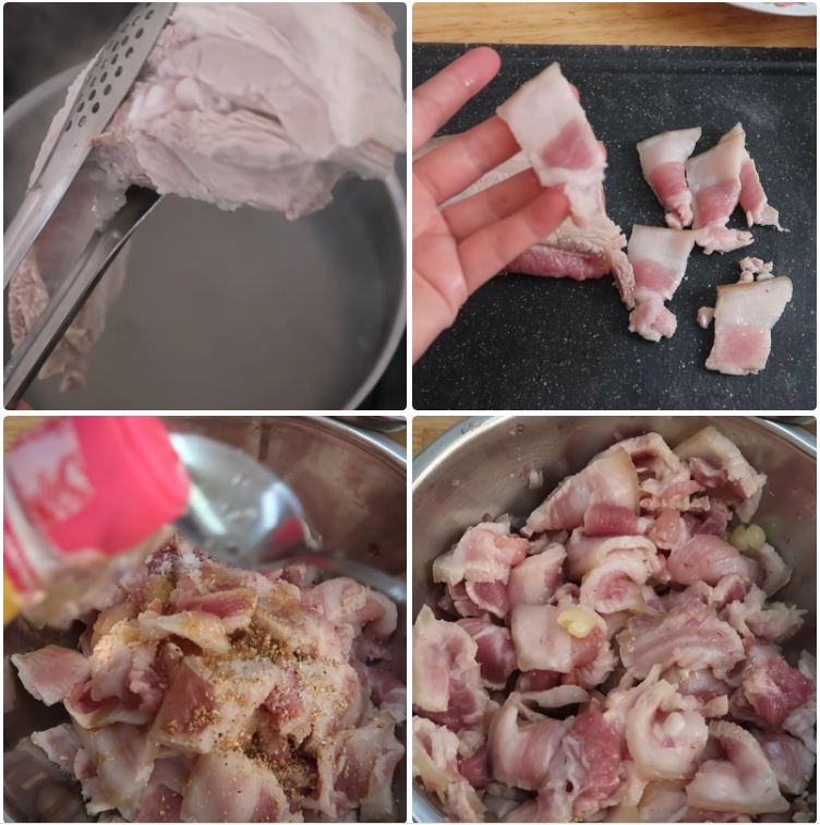 cách nấu mì quảng tôm thịt 3