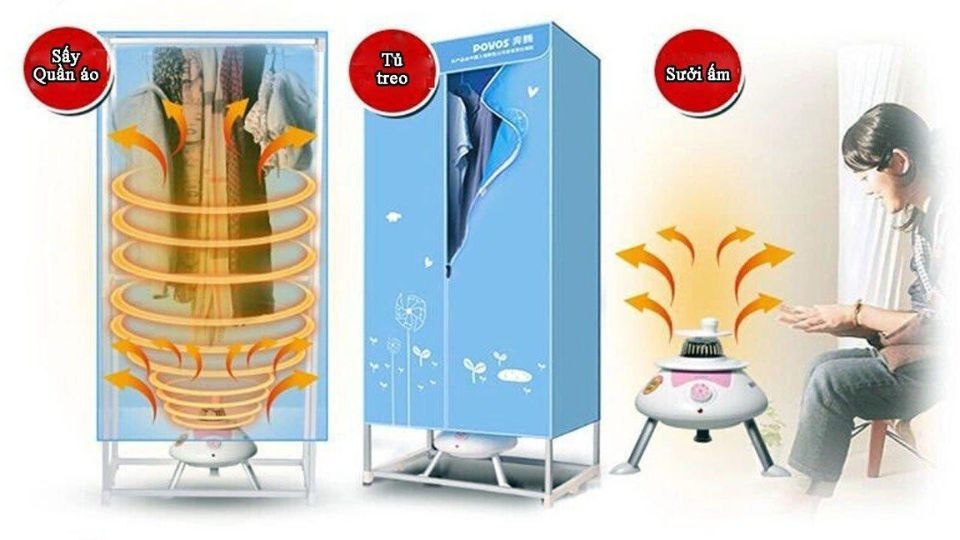 Cách chọn mua tủ sấy quần áo (1)