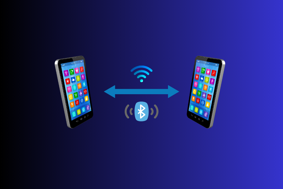 Kết nối hai điện thoại qua Bluetooth hoặc Wifi