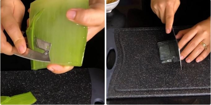 cách làm nước nha đam - Ảnh 11