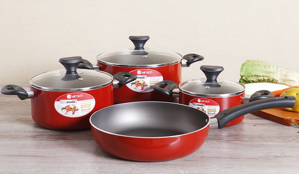 Bộ nồi chảo chống dính Greblon