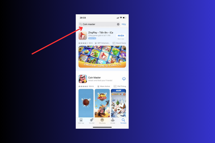 Tải Coin Master trên điện thoại iOS 1