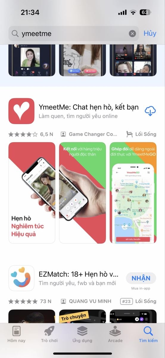 Bước 2: Nhấn vào Tải