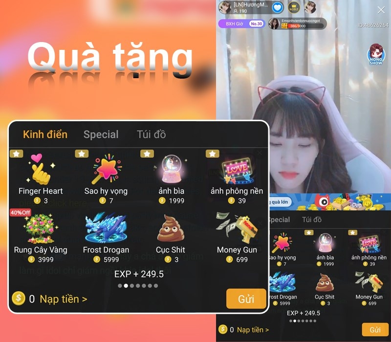 Quà tặng đặc quyền cho fan cứng