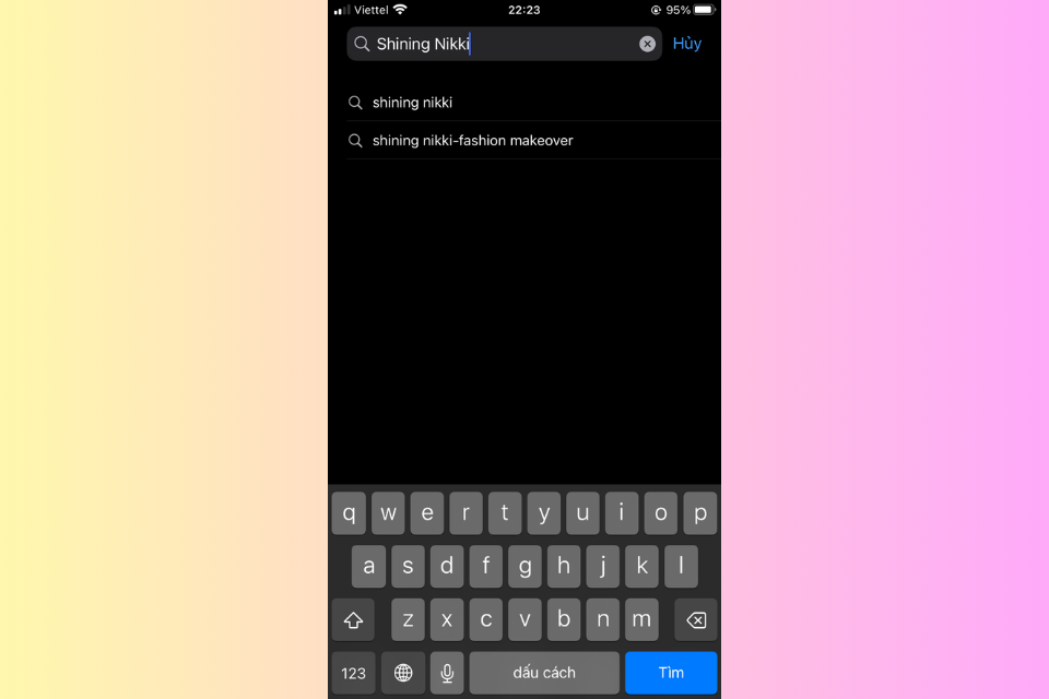 Cách tải Shining Nikki trên iOS bước 2