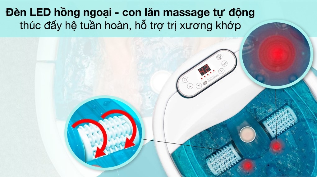 Bồn ngâm chân hồng ngoại là gì và những điểm nổi bật về bồn ngâm chân hồng ngoại 4