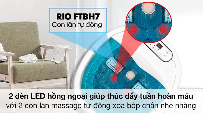 Bồn ngâm chân hồng ngoại là gì và những điểm nổi bật về bồn ngâm chân hồng ngoại 5
