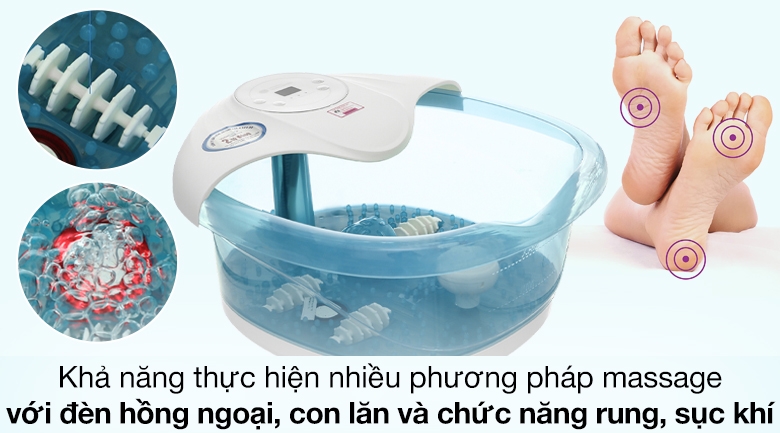 Bồn ngâm chân hồng ngoại là gì và những điểm nổi bật về bồn ngâm chân hồng ngoại 6