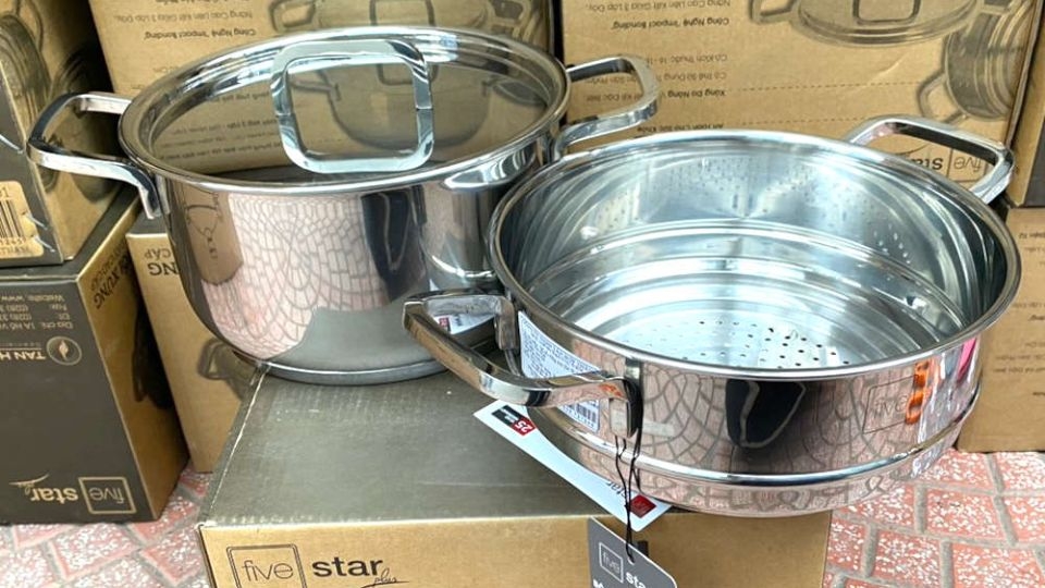 Bộ nồi Fivestar ST20-3D304 có xửng hấp