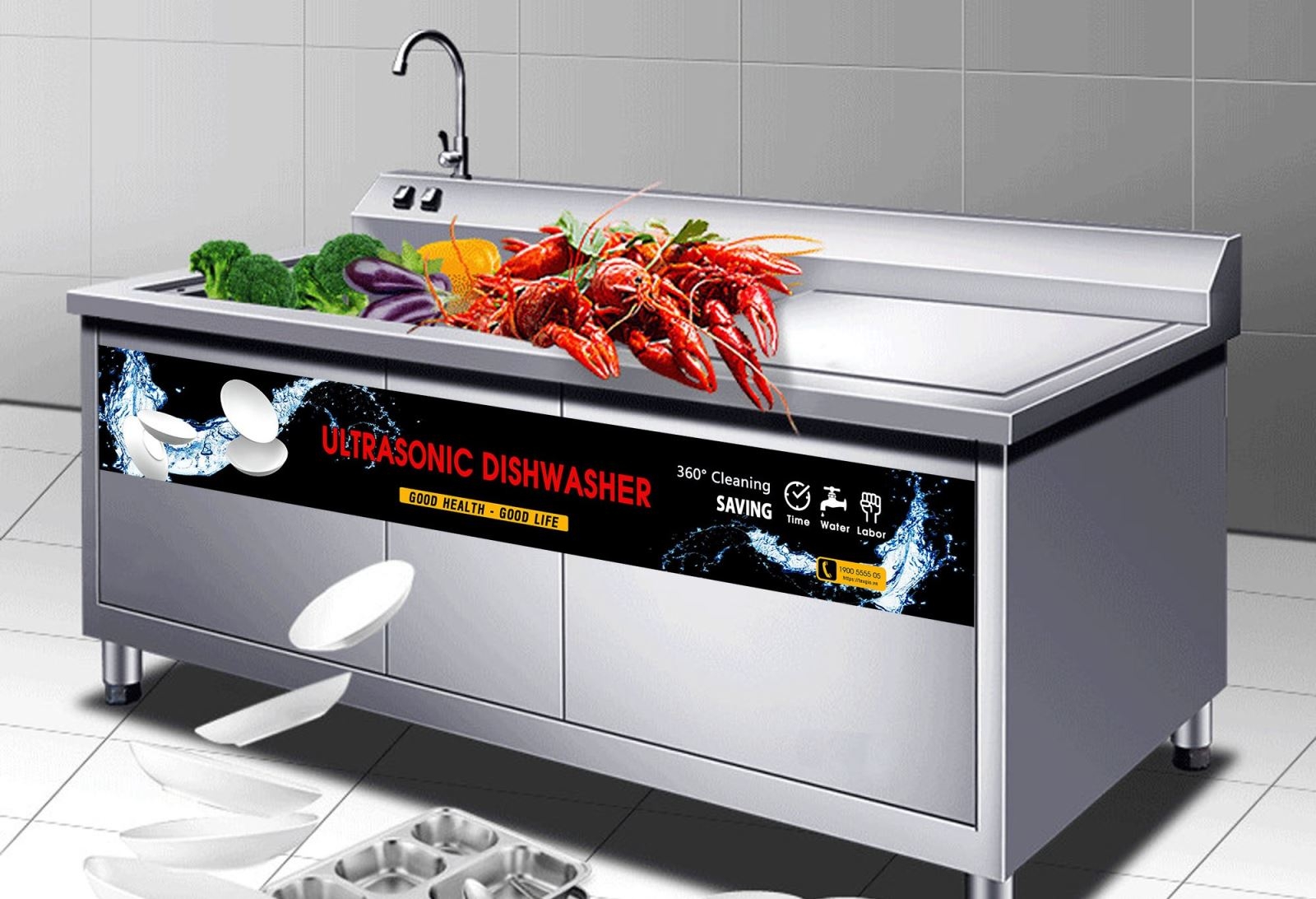 Máy rửa bát sóng siêu âm là gì? Tìm hiểu cấu tạo và một số lưu ý khi sử dụng - Hình 5