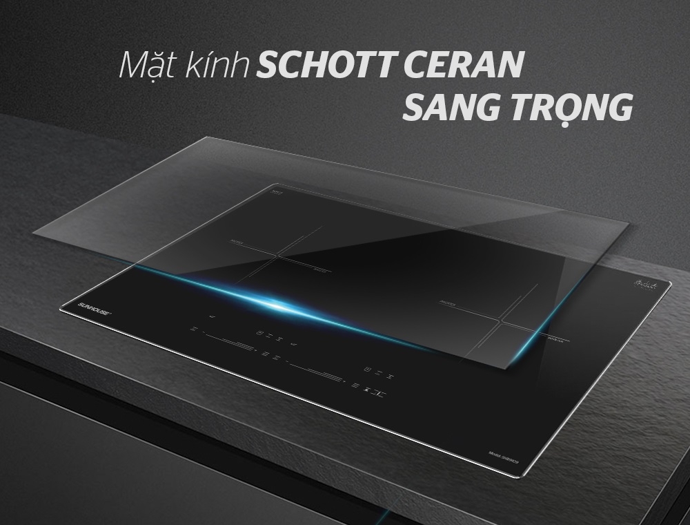 Các loại mặt kính bếp từ phổ biến hiện nay và những lưu ý để chọn mặt bếp phù hợp với bạn Hình 4