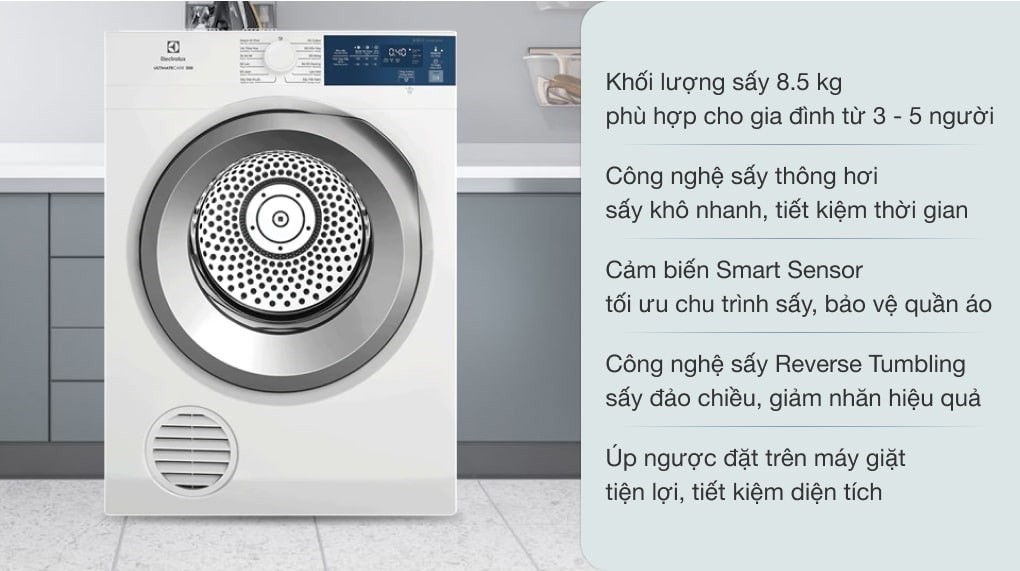 Mách bạn công dụng của máy sấy quần áo thông hơi mới nhất 2024 - hình 4