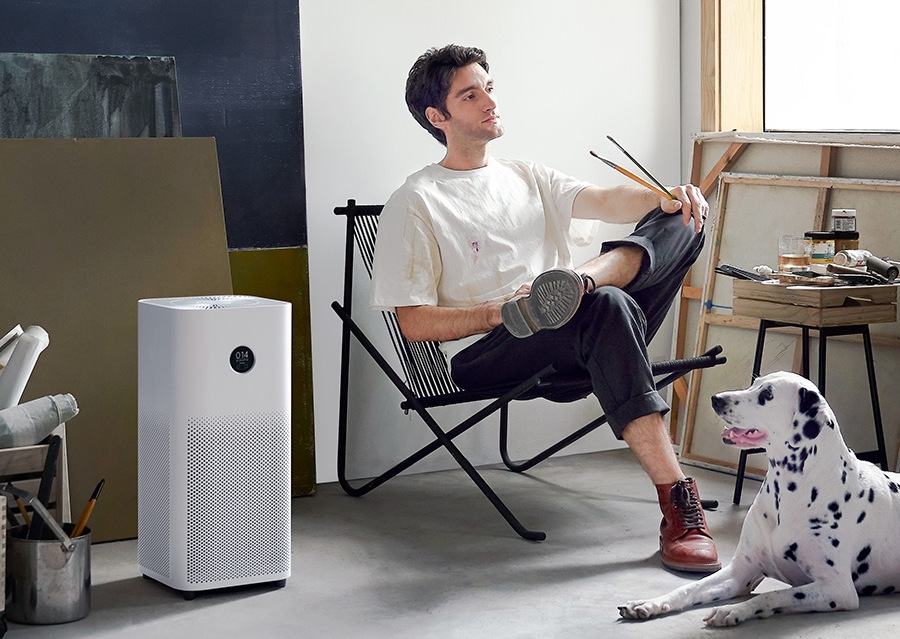 Máy lọc không khí có khả năng làm sạch bụi mịn, vi khuẩn, mùi hôi lẫn trong không khí