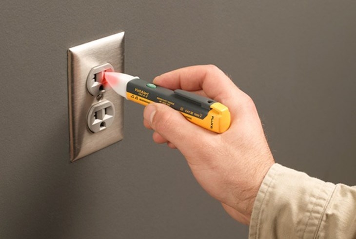 Bút thử điện không tiếp xúc trực tiếp với nguồn điện có độ an toàn và chính xác cao