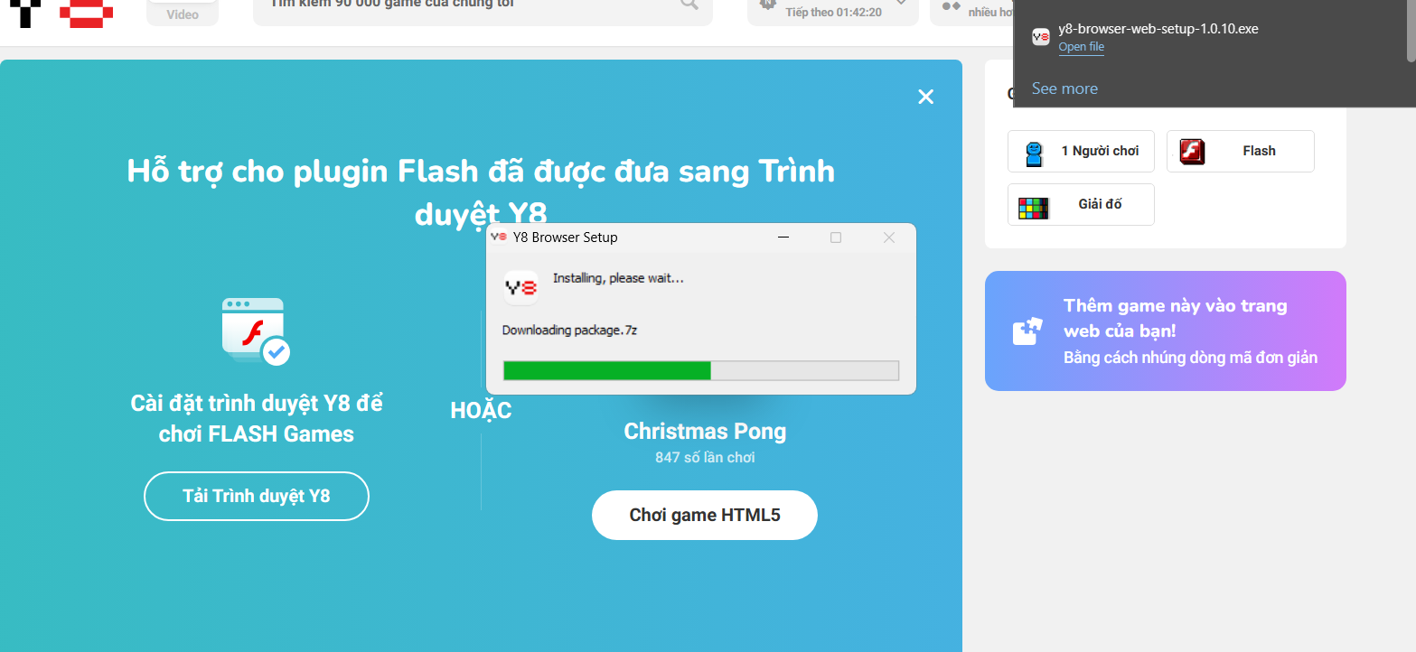 Trình duyệt Y8