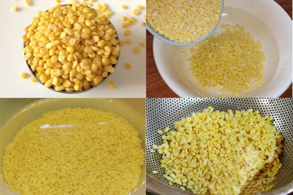 Sơ chế đậu xanh