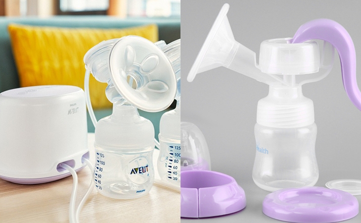 So sánh máy hút sữa bằng tay và bằng điện - hình 5